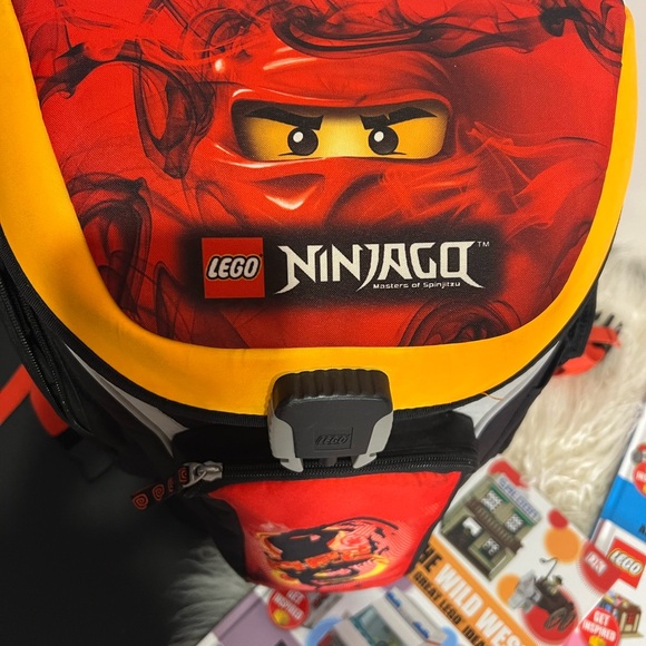 New Rare Find Lago Ninjago backpack and (11) Lego Books Set - Picture 3 of 14